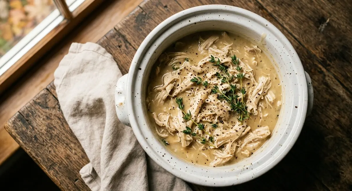 Crockpot Chicken & Gravy: The Ratio, the Timing and the Fixes Crockpot Chicken & Gravy: The Ratio, the Timing and the Fixes