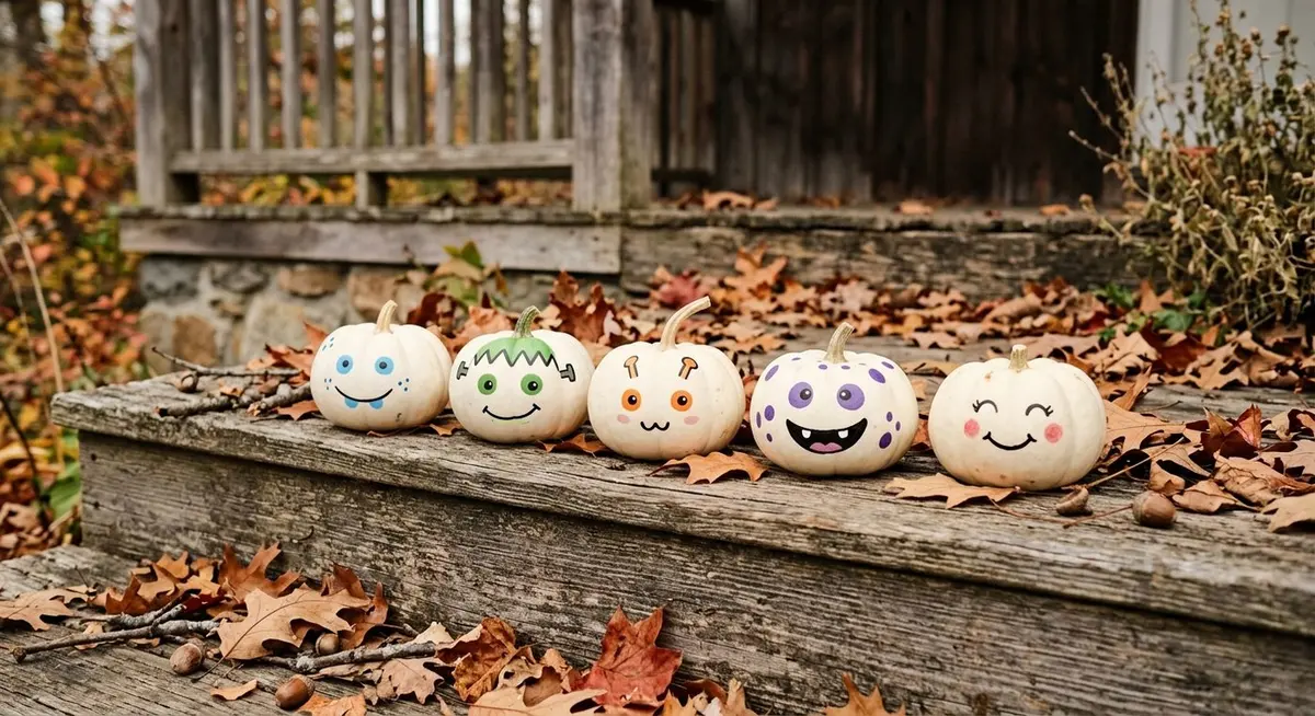 Painted Pumpkins: How to Paint Simple Monster Faces That Actually Look Good Painted Pumpkins: How to Paint Simple Monster Faces That Actually Look Good