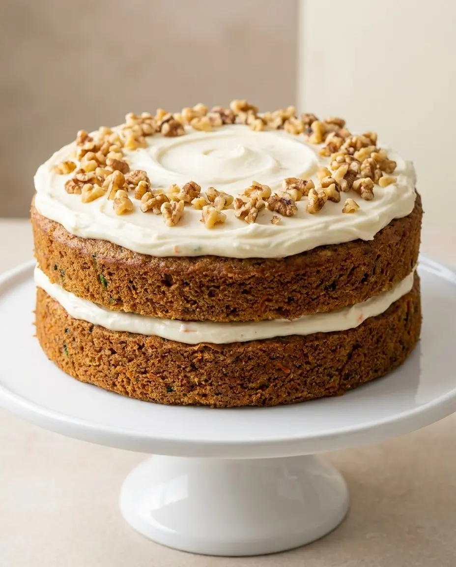 Moist Carrot Zucchini Cake with Cream Cheese Frosting Moist Carrot Zucchini Cake with Cream Cheese Frosting