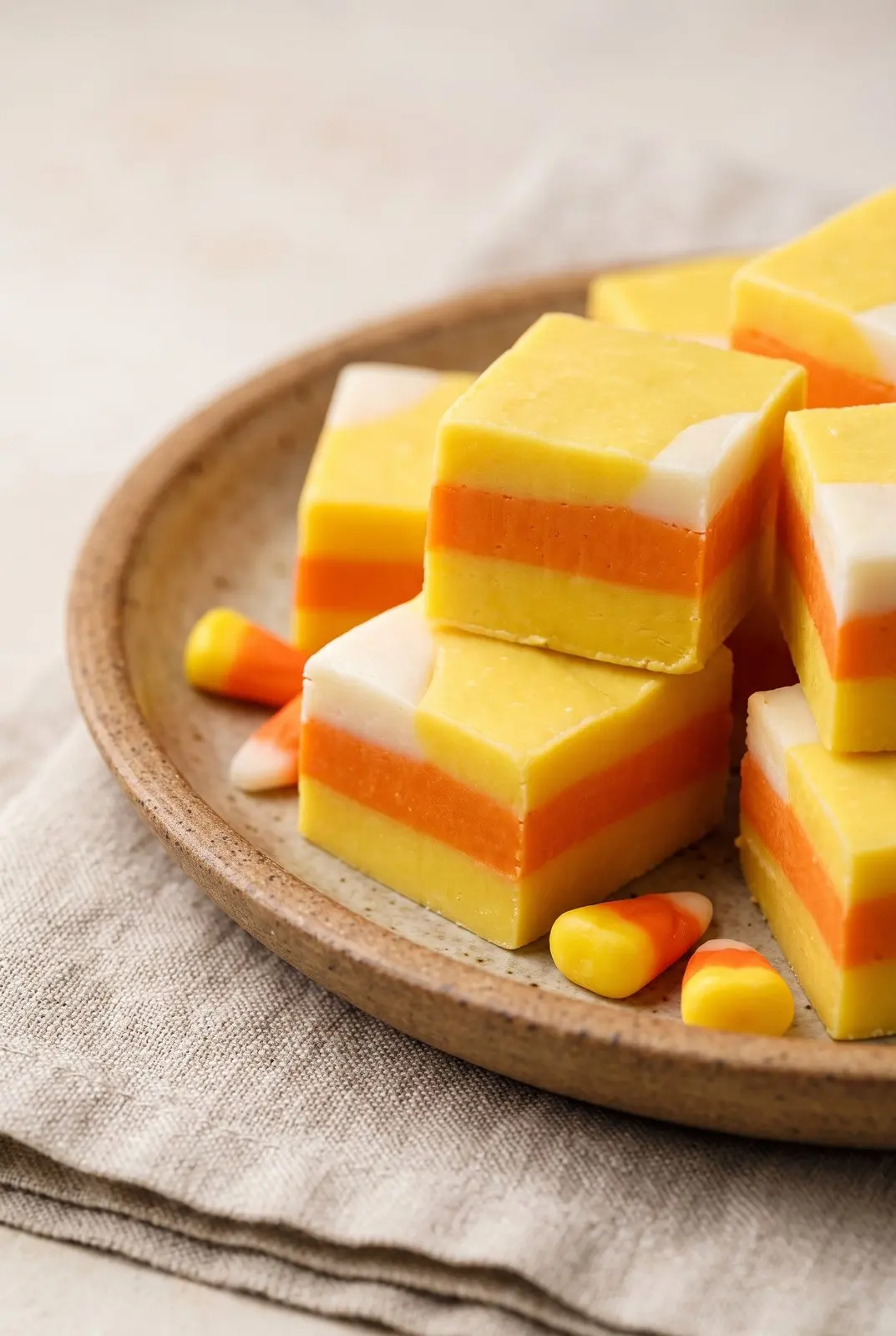 Candy Corn Fudge Candy Corn Fudge