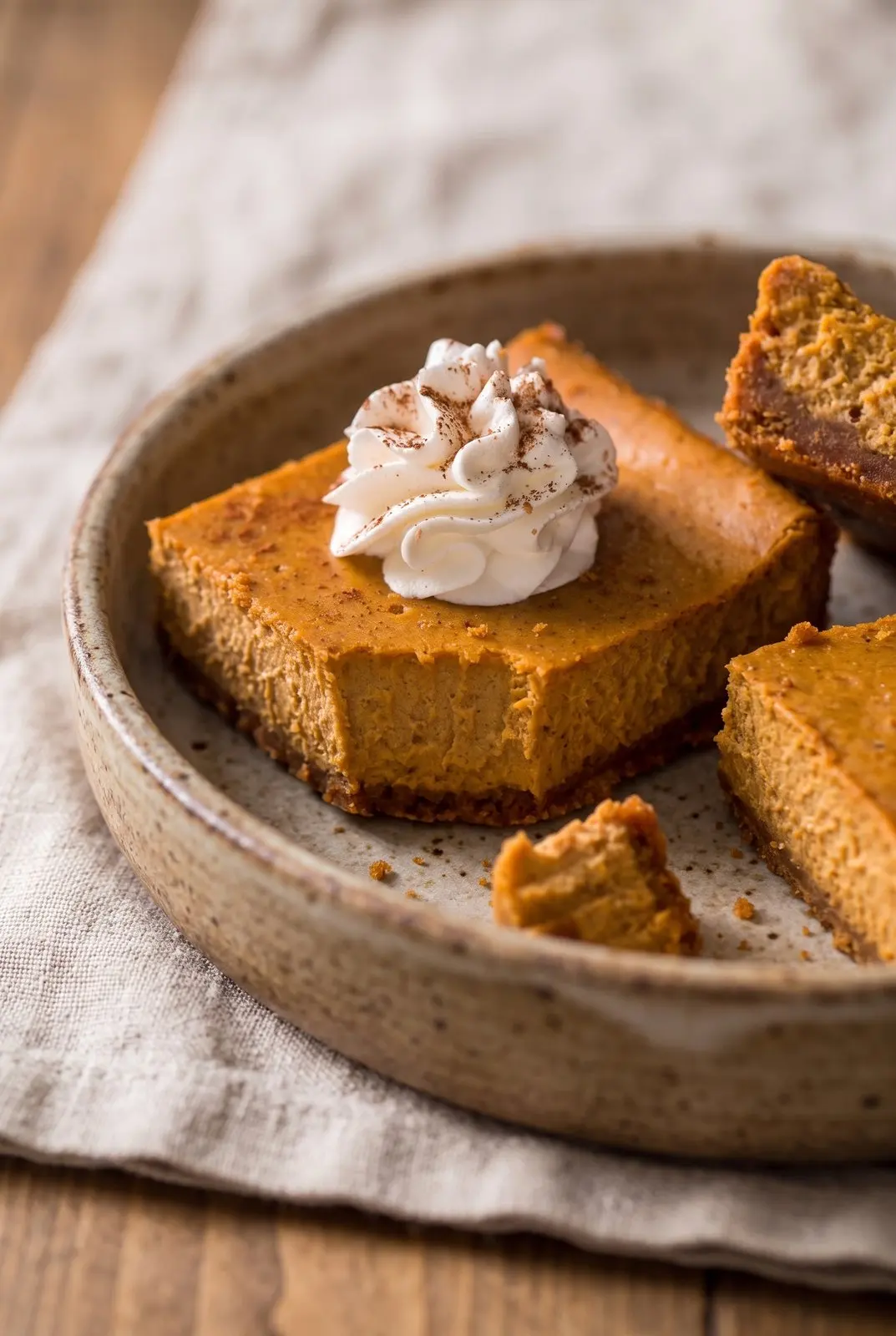 Pumpkin Cheesecake Bars Pumpkin Cheesecake Bars