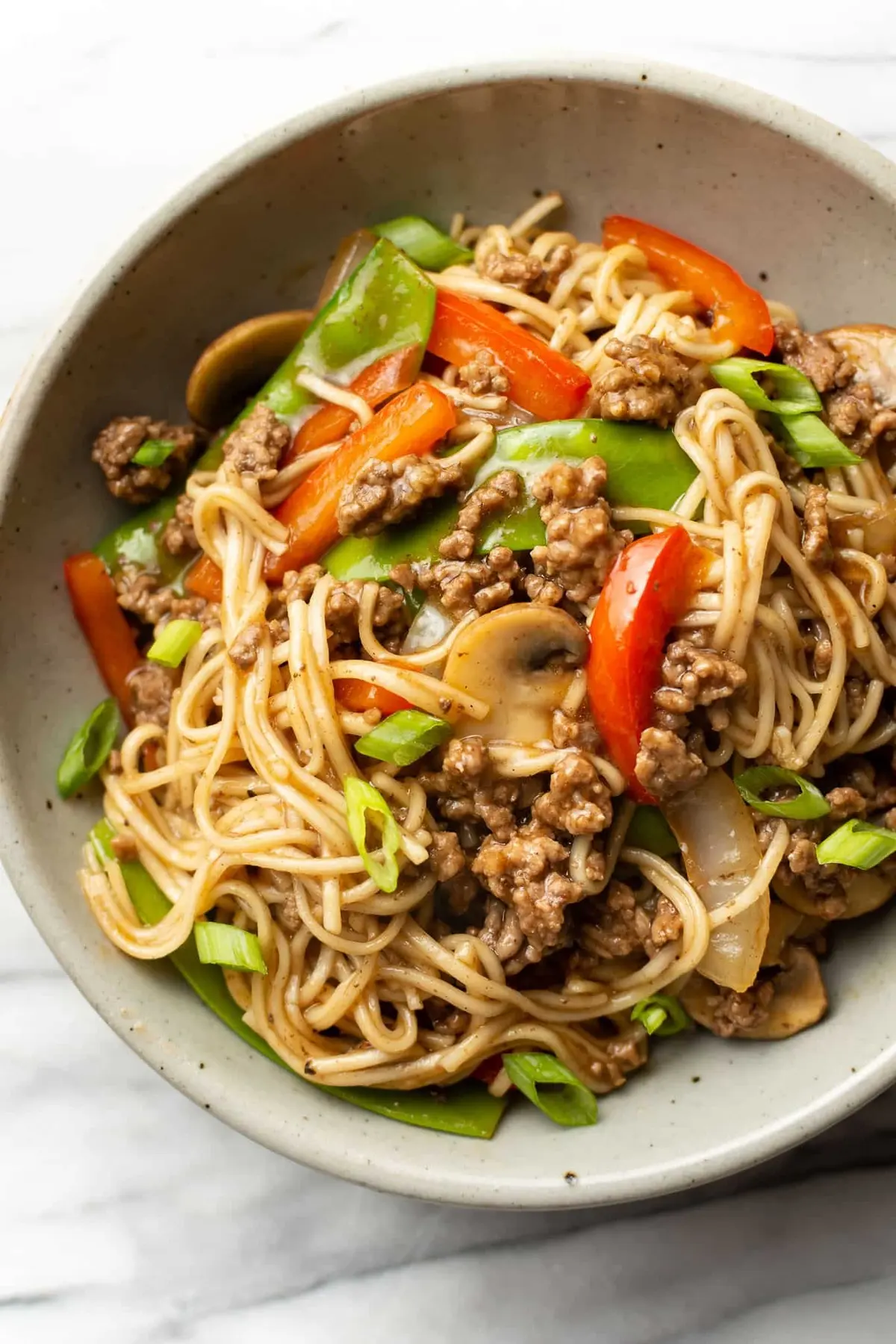 Ground Beef Lo Mein