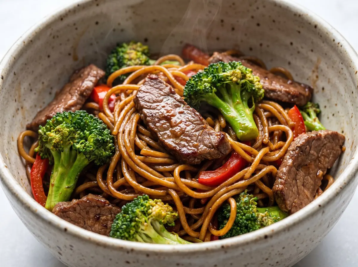 Beef and Broccoli Lo Mein