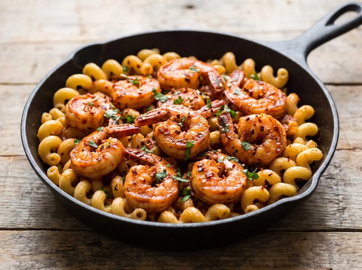 Spicy Chipotle Shrimp Pasta