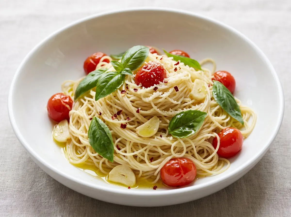 Fresh Tomato Basil Angel Hair