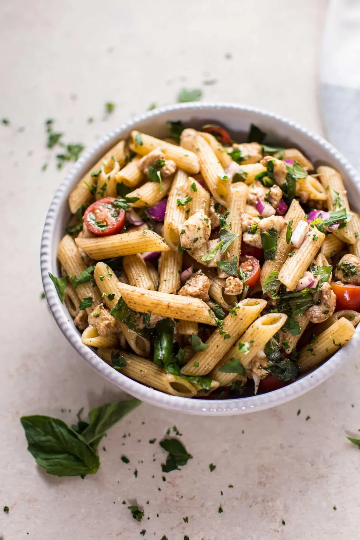 Balsamic Caprese Pasta Salad