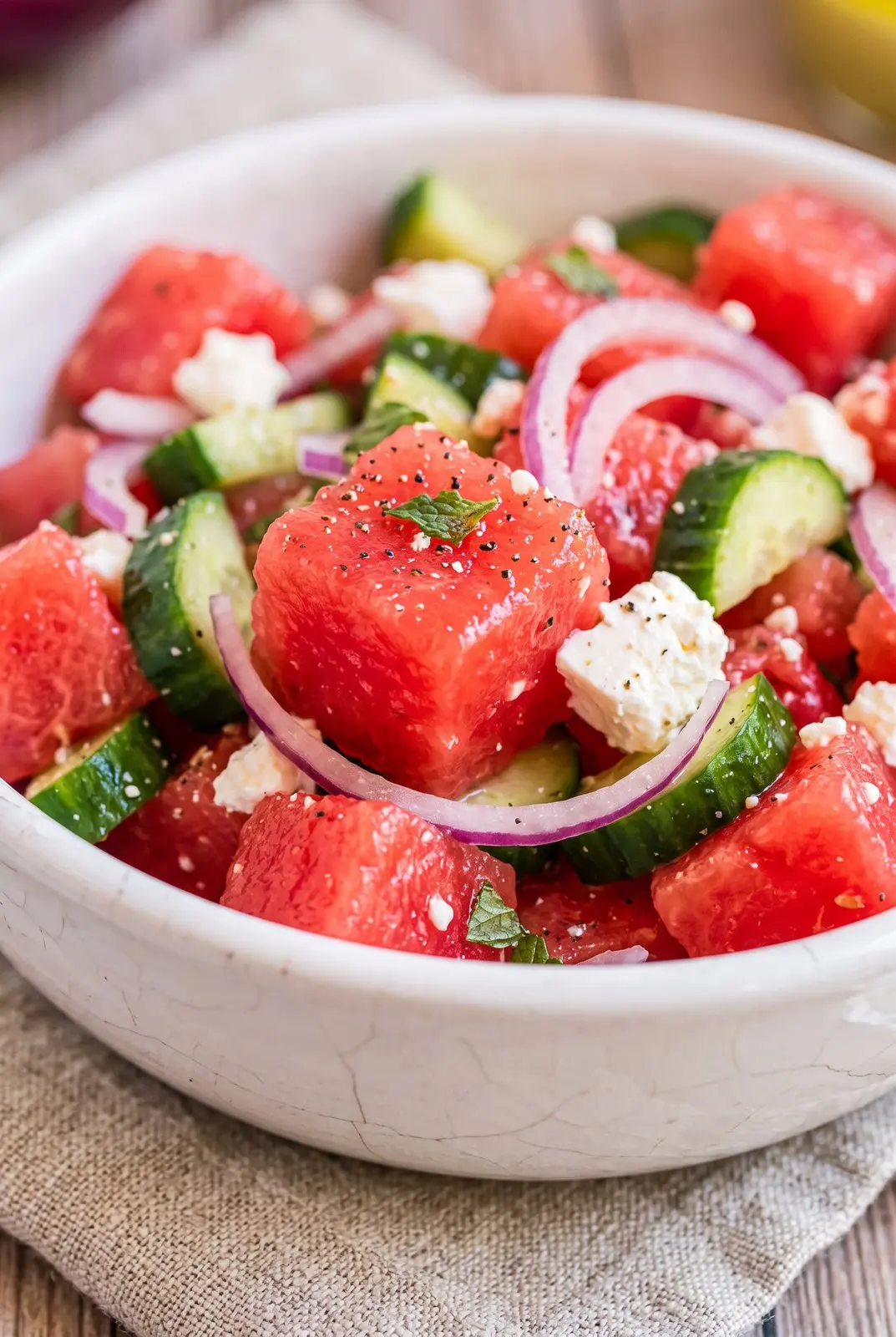 Watermelon Feta Salad Watermelon Feta Salad