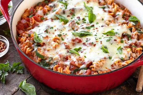 Linguine with Sausage and Artichoke