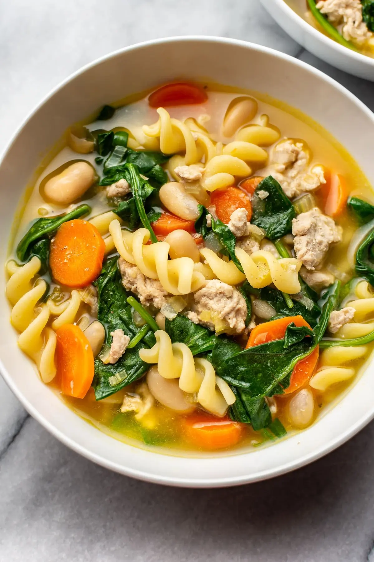 Ground Turkey Soup with Pasta