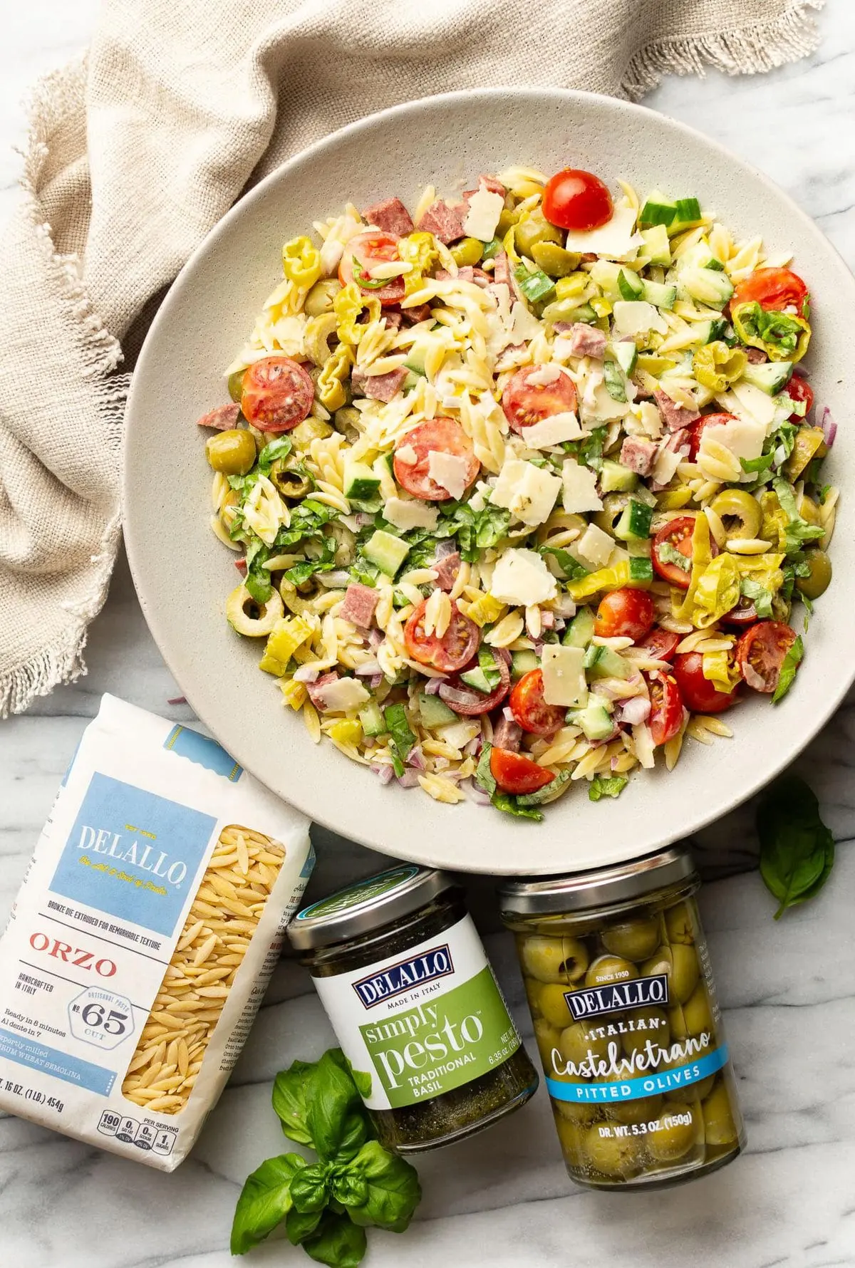 Italian Orzo Salad • Salt & Lavender