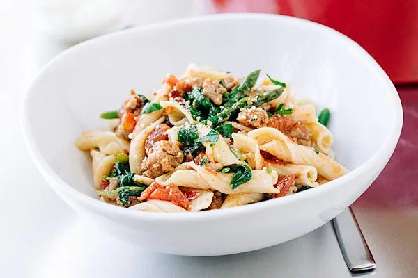 Bistro Sausage Pasta | The Cozy Apron