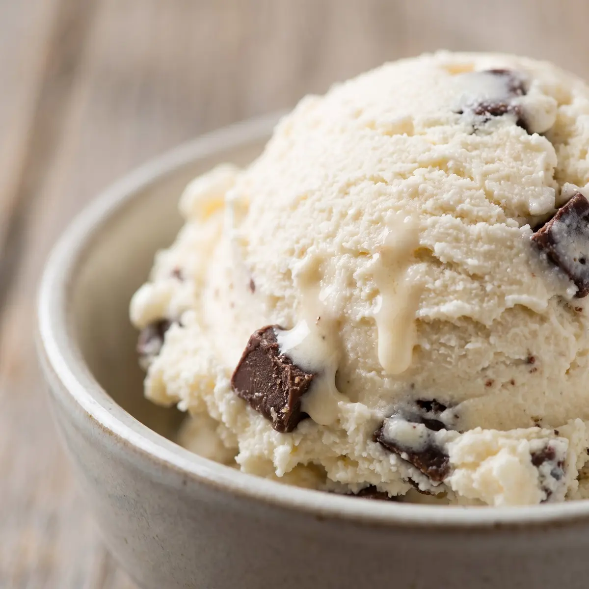 A close-up detail of Cottage Cheese Ice Cream