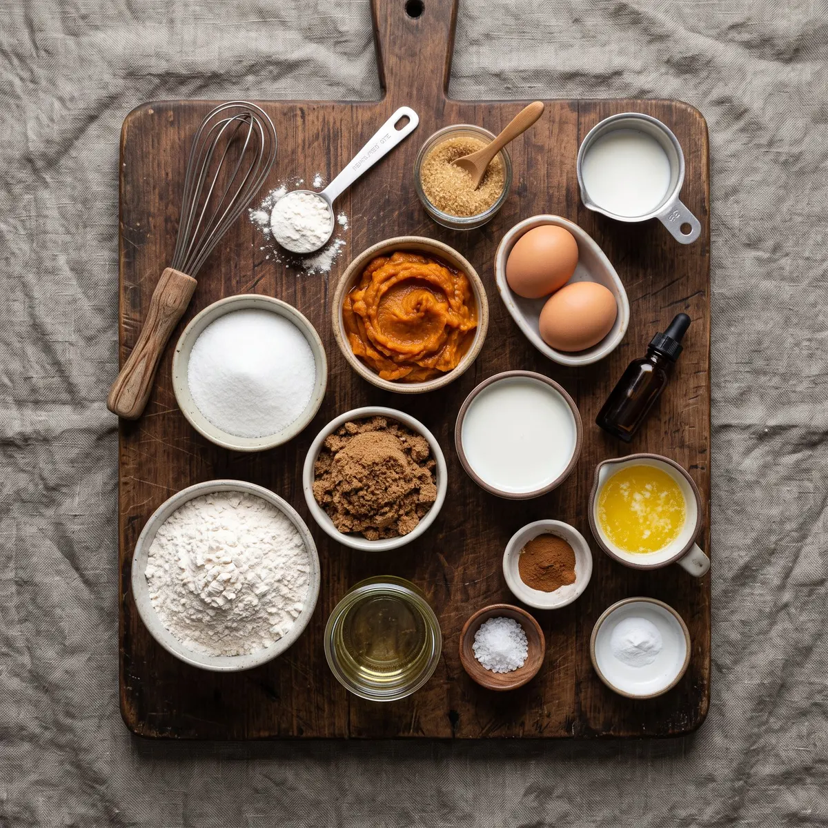 Ingredients for Classic Pumpkin Bread