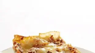 Three-Cheese Lasagna with Italian Sausage