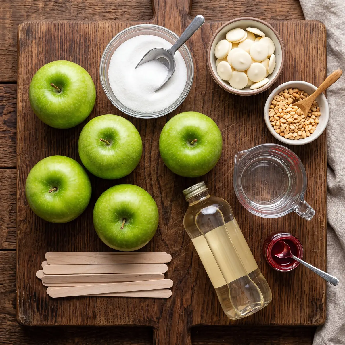 Ingredients for Candy Apples
