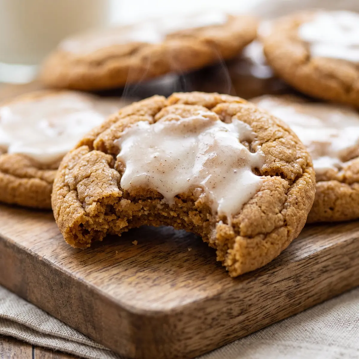 A close-up detail of Pumpkin Cookies