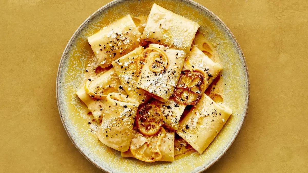 Pasta With Brown Butter, Whole Lemon, and Parmesan
