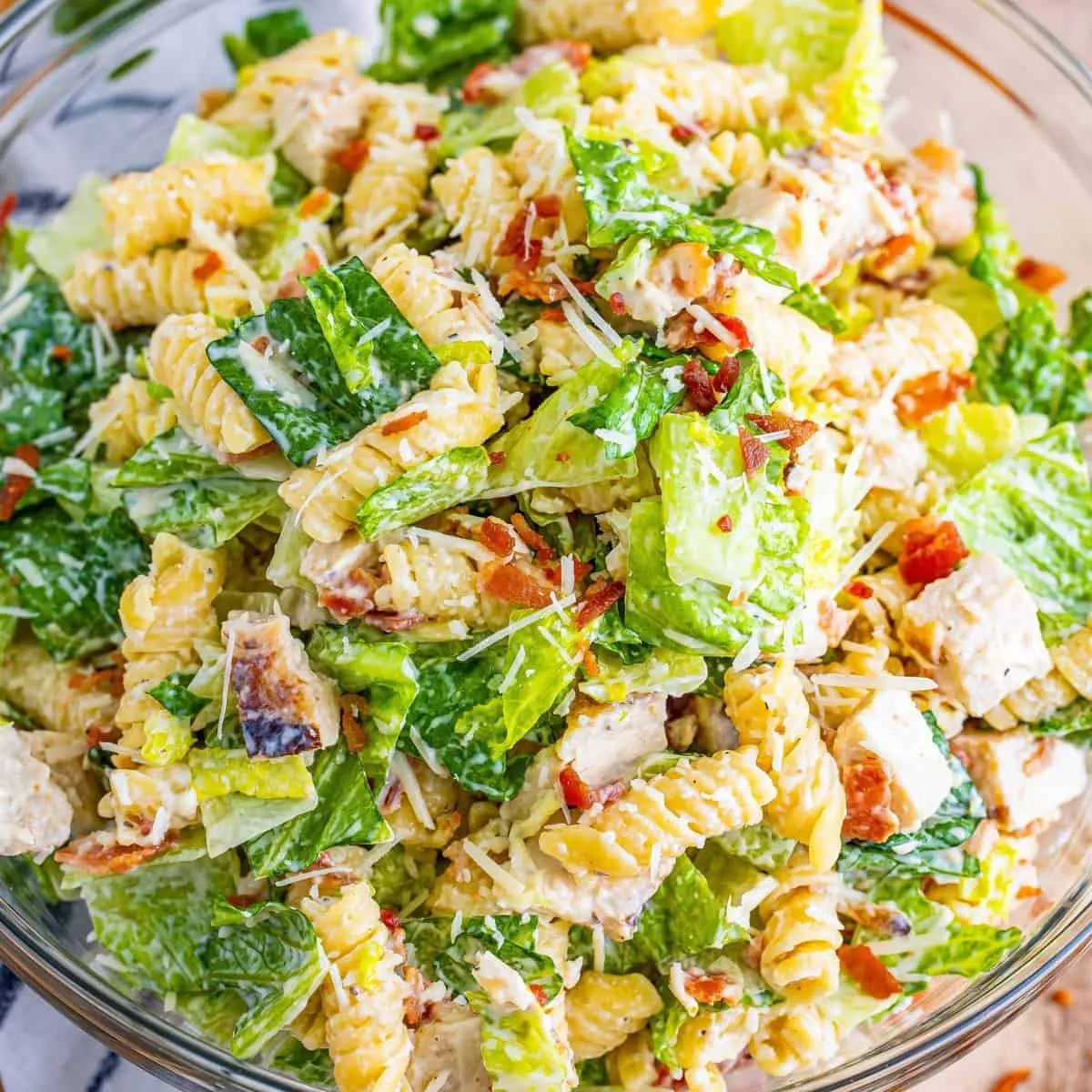 Chicken Caesar Pasta Salad