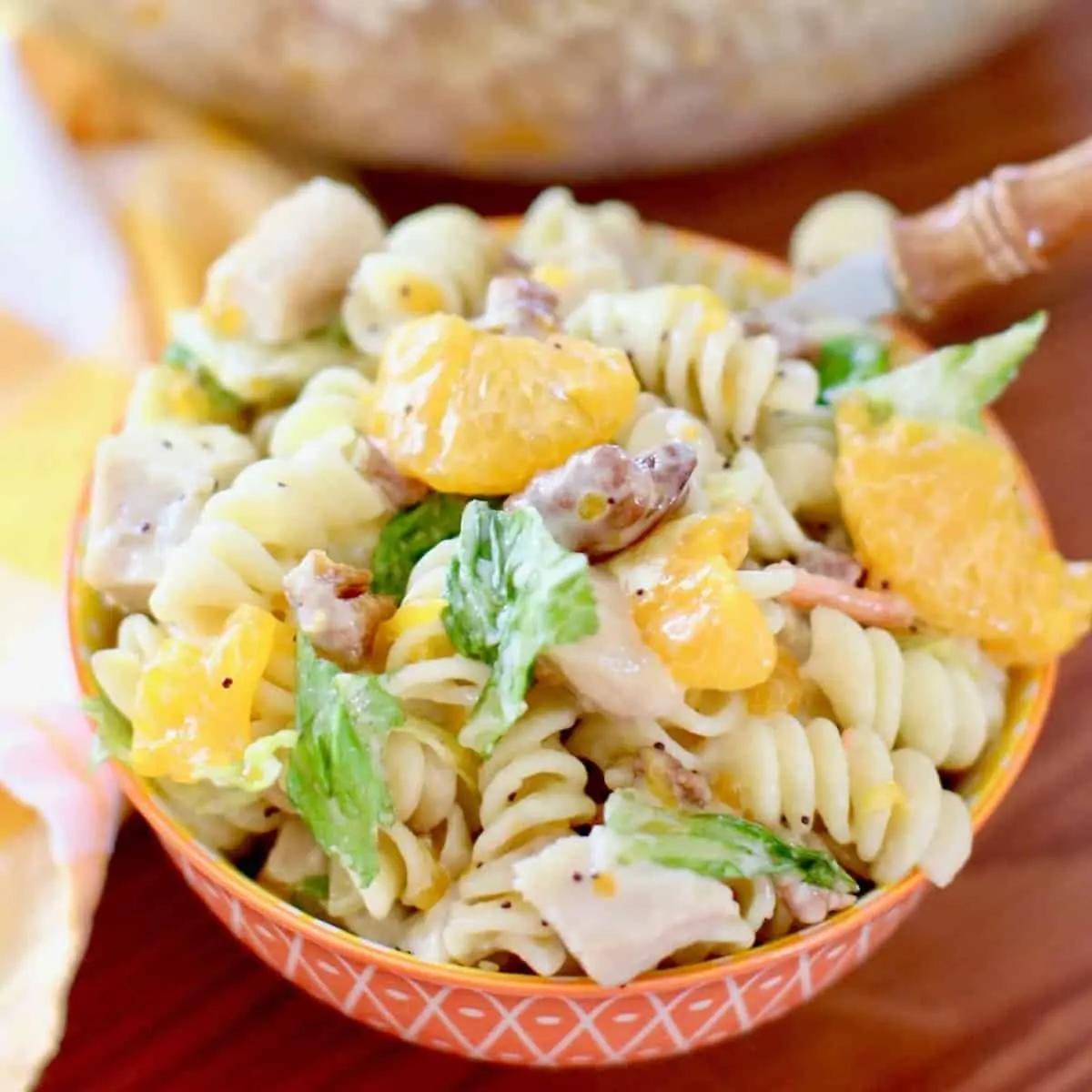 Orange Chicken Pasta Salad
