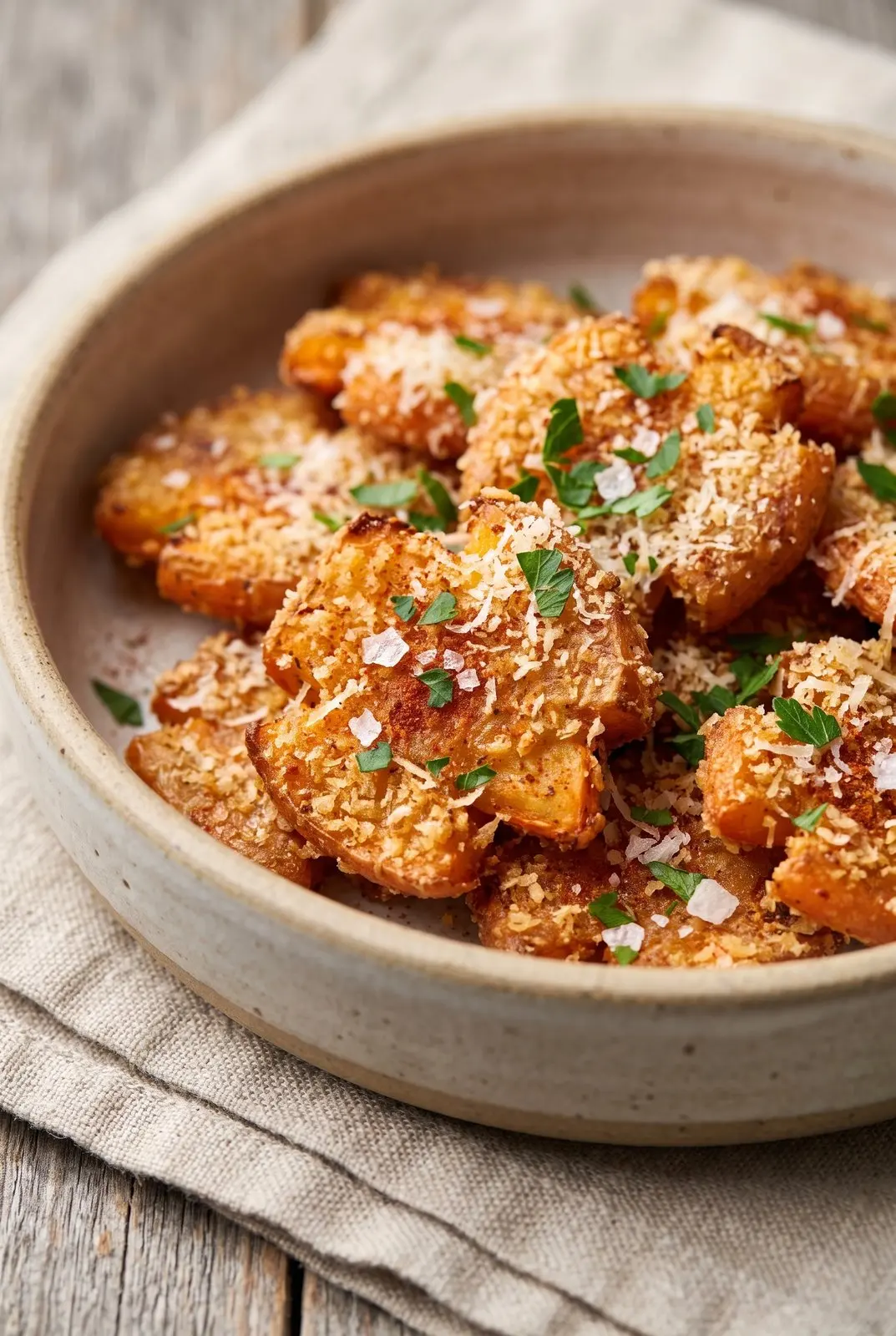 Crispy Smashed Carrots Crispy Smashed Carrots