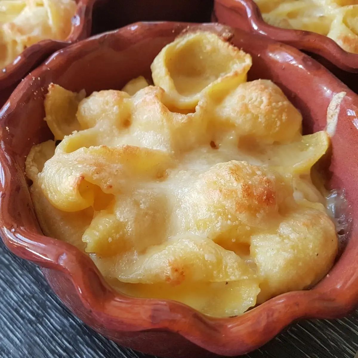 Cheesy Conchiglie Pasta al Forno baked pasta shells