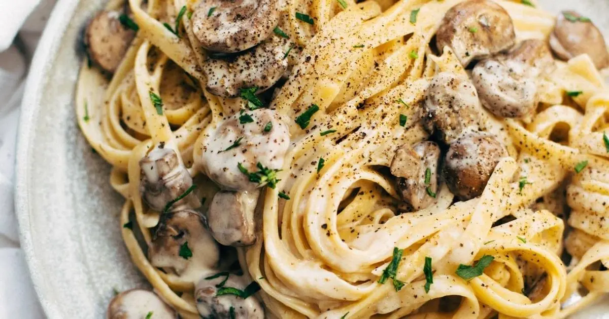Date Night Mushroom Fettuccine