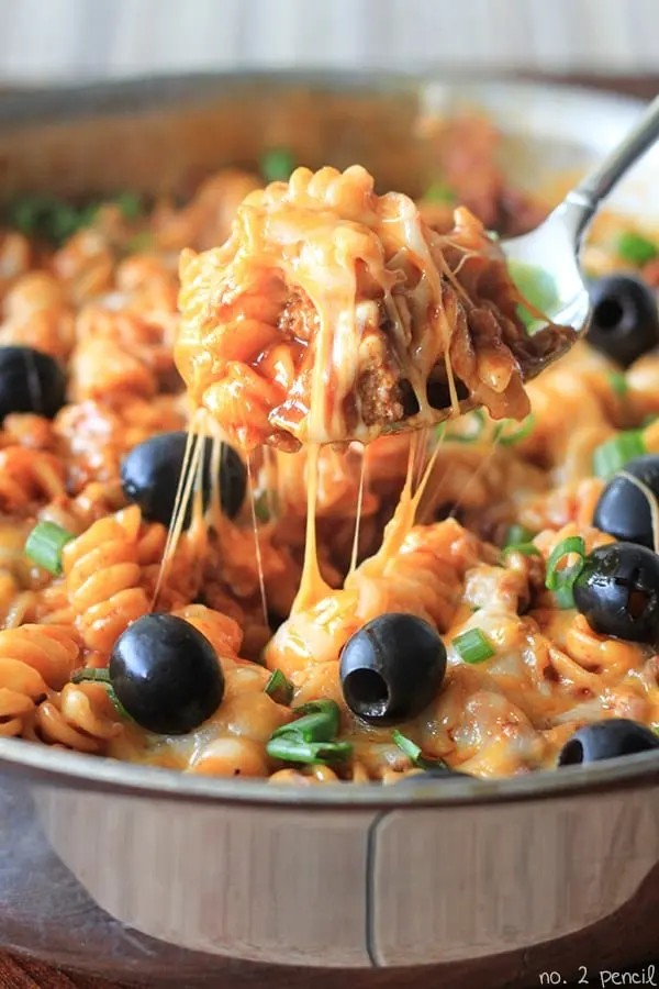 One-Pan Enchilada Pasta