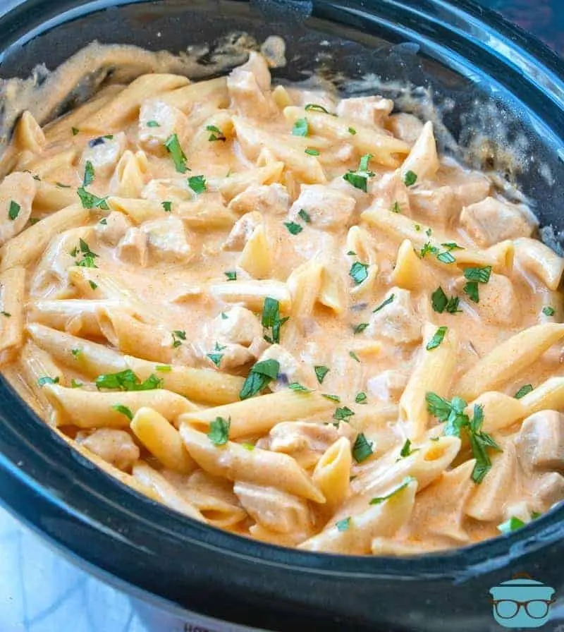 Crock Pot Buffalo Chicken Pasta