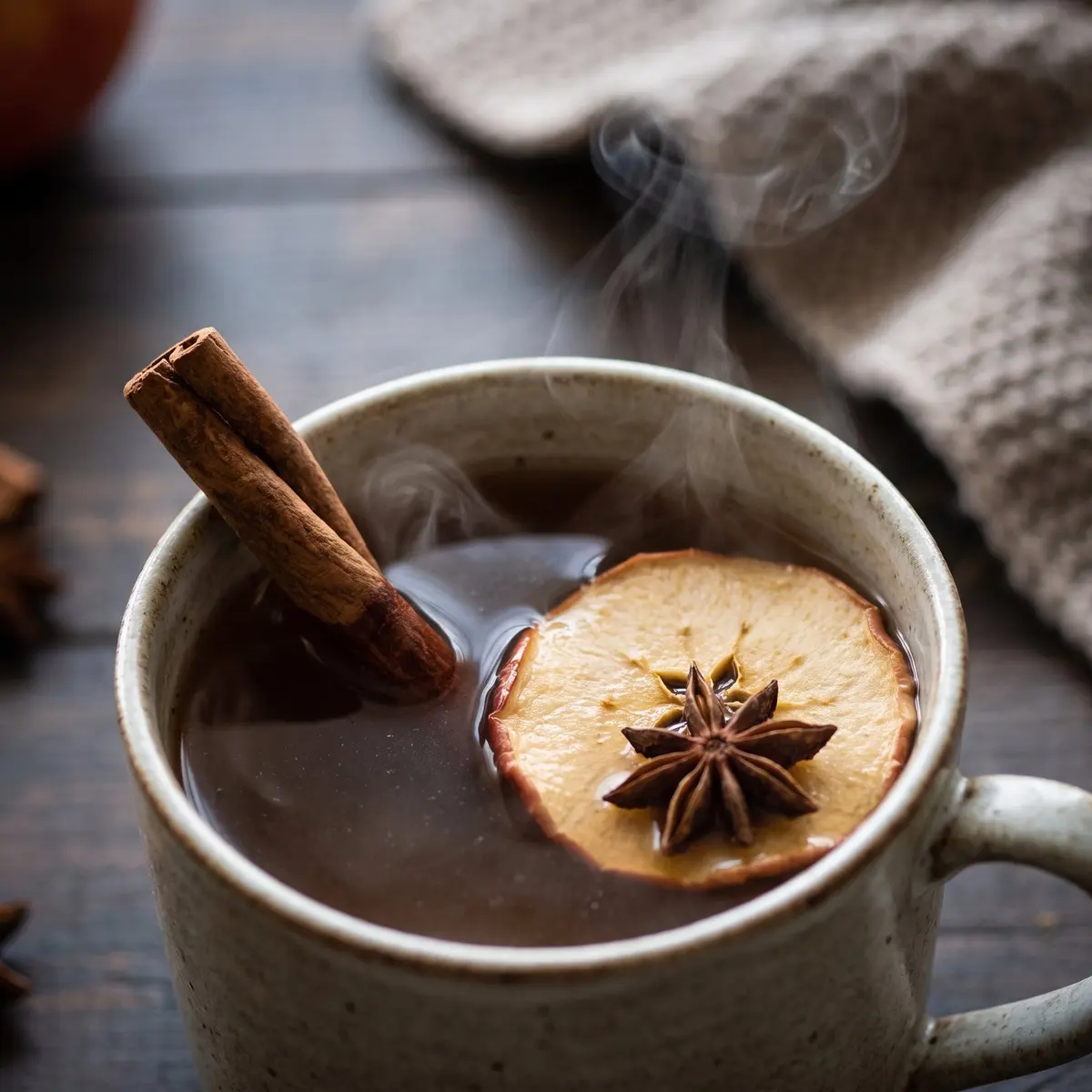 A close-up detail of Apple Cider