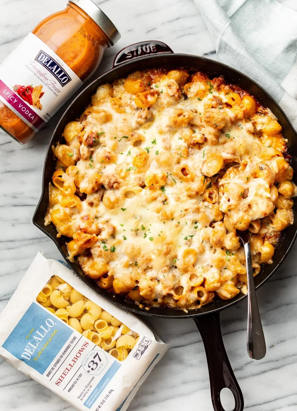 Spicy Vodka Pasta Bake