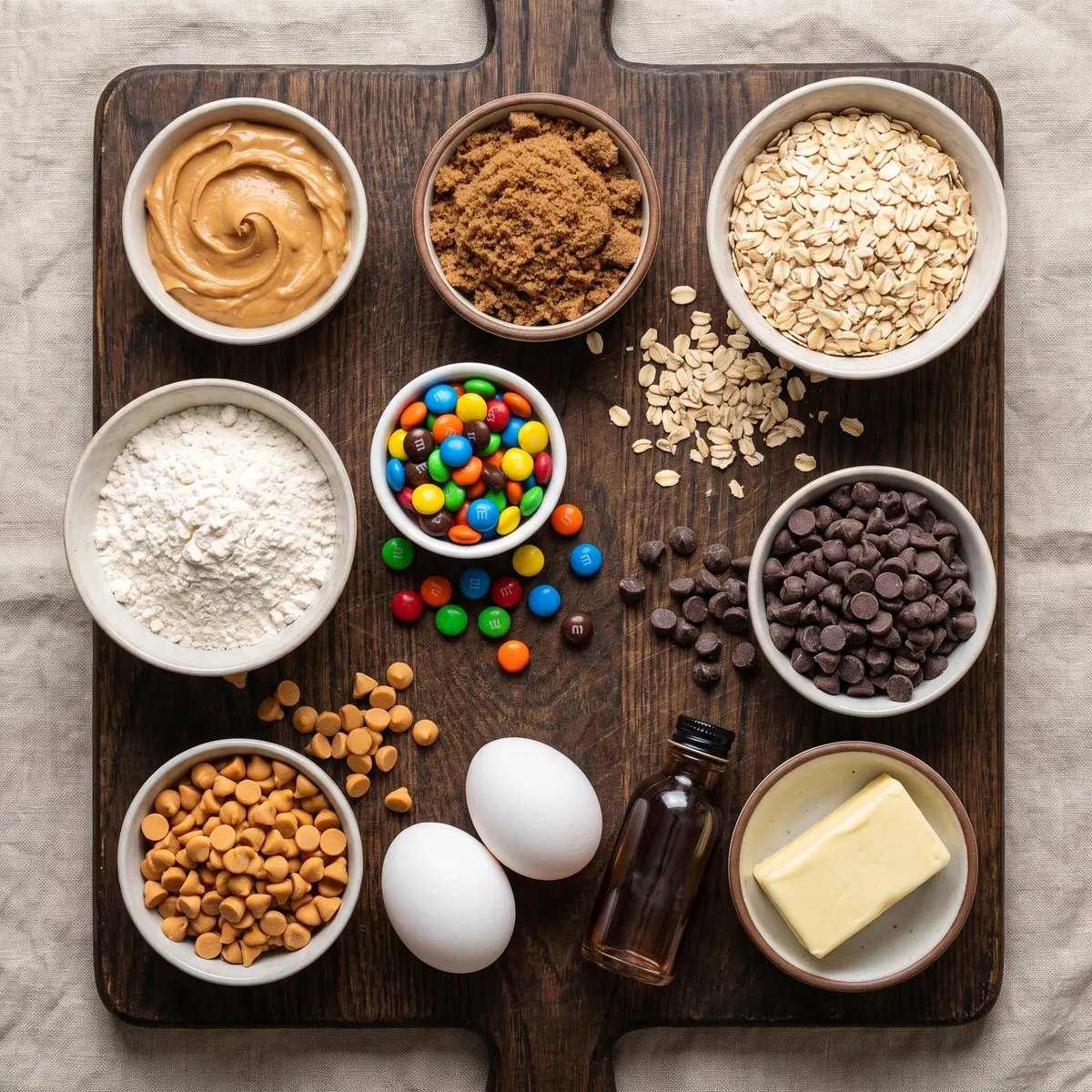 Ingredients for Monster Cookies