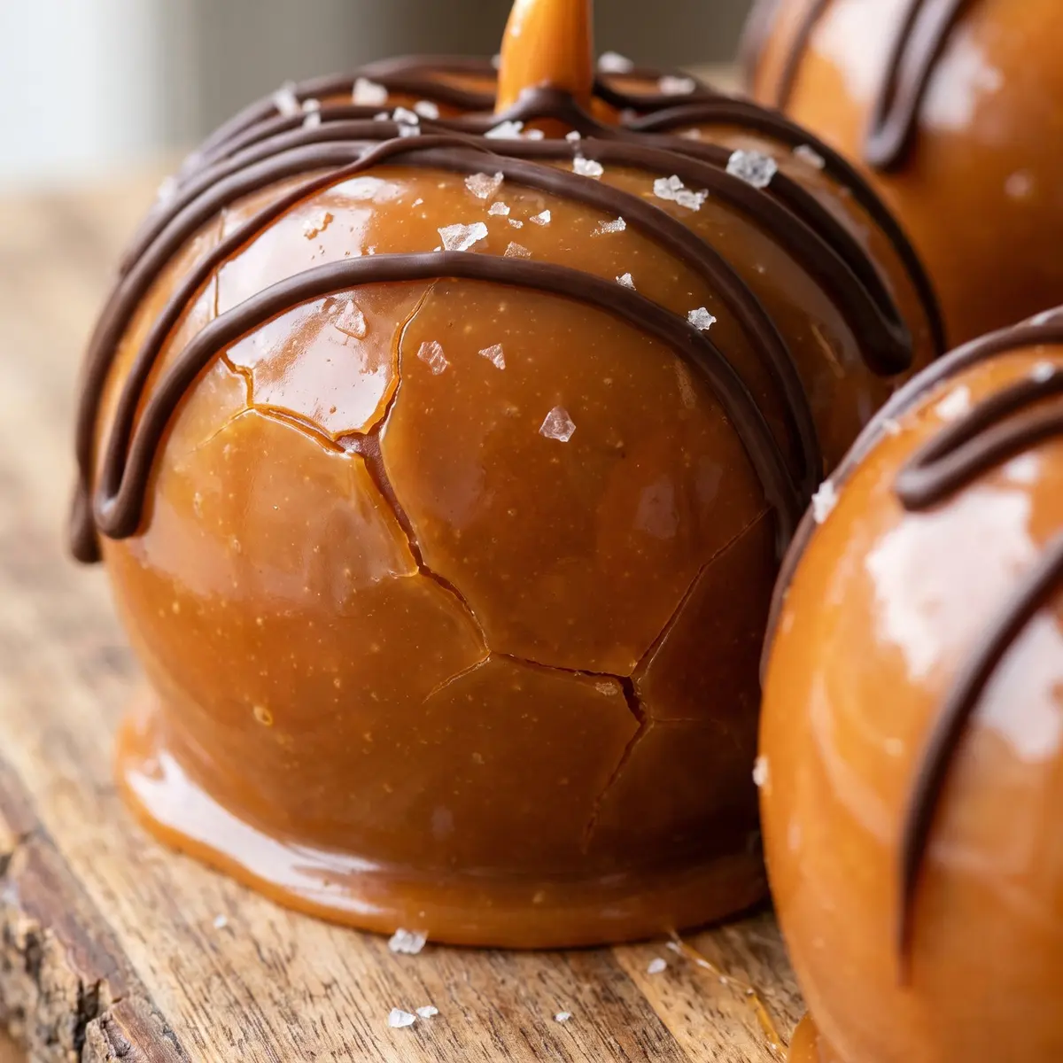 A serving of Homemade Caramel Apples