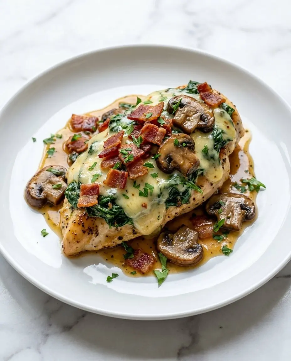 Smothered Chicken with Bacon Smothered Chicken with Bacon