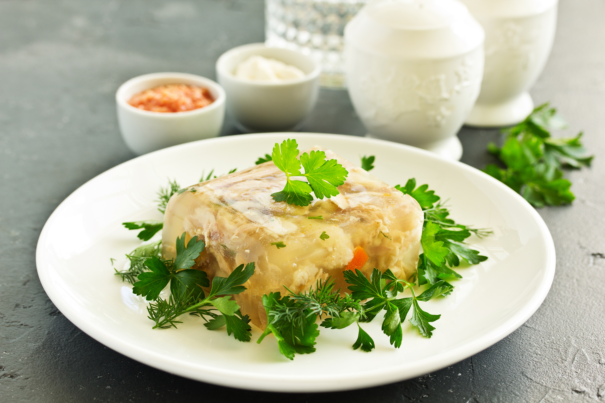 Traditional Ukrainian Meat Jelly Holodets Recipe