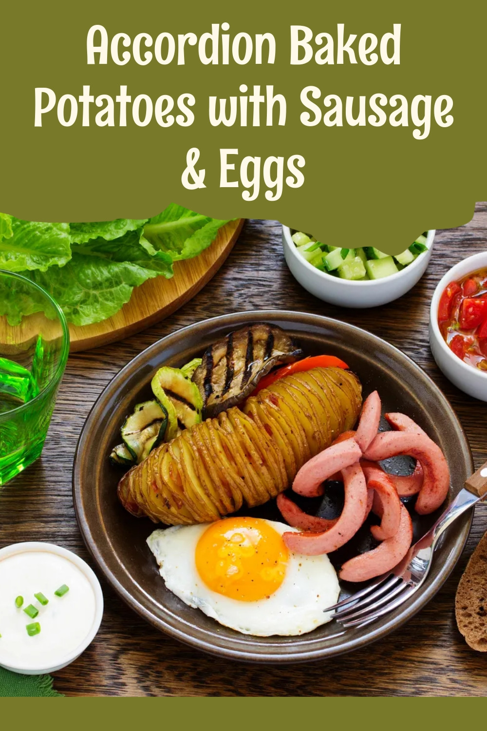 Accordion Potatoes Stuffed With Sausage And Eggs ingredients