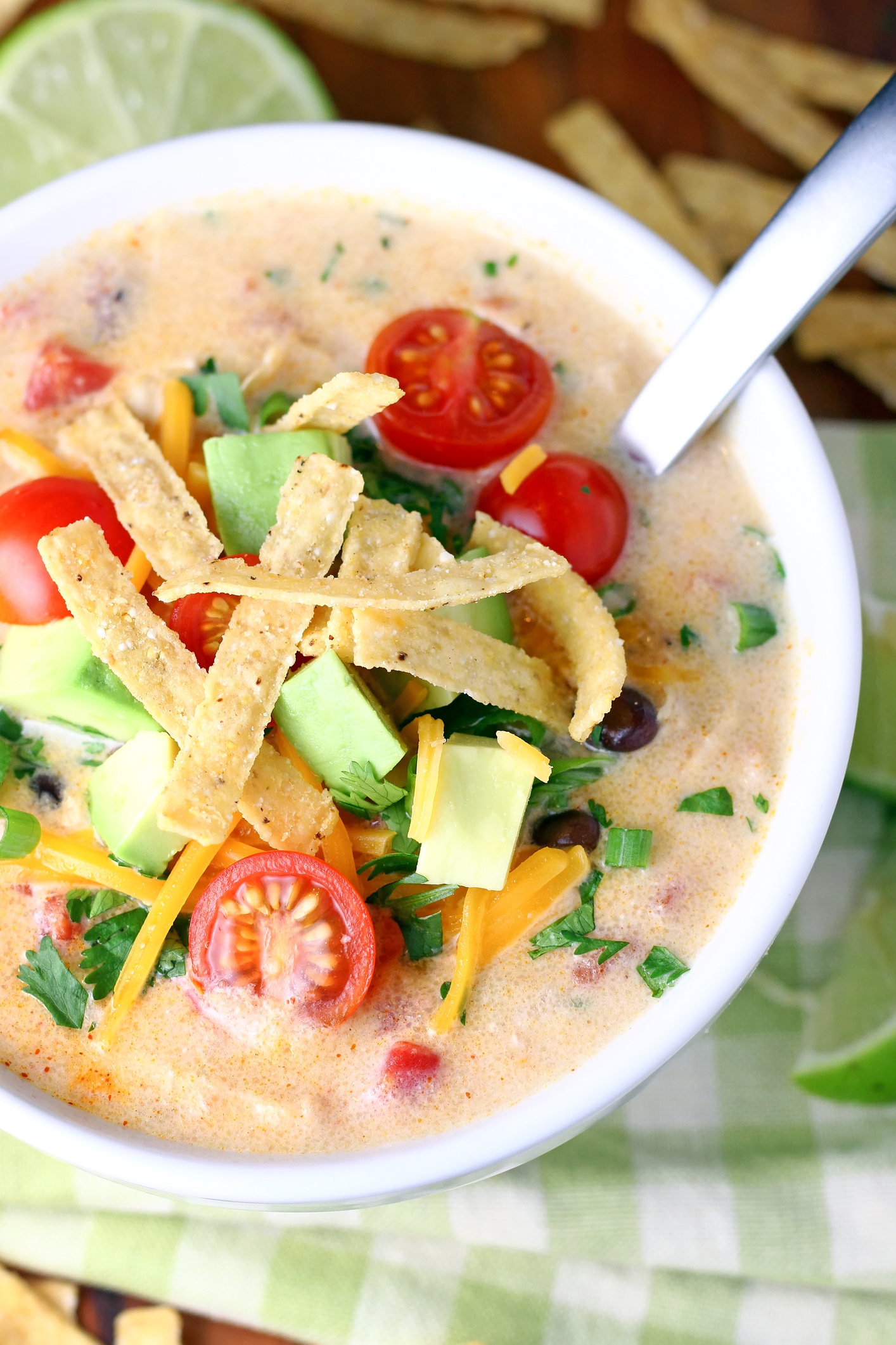 Smoky Jalapeño Soup With Crispy Tortillas