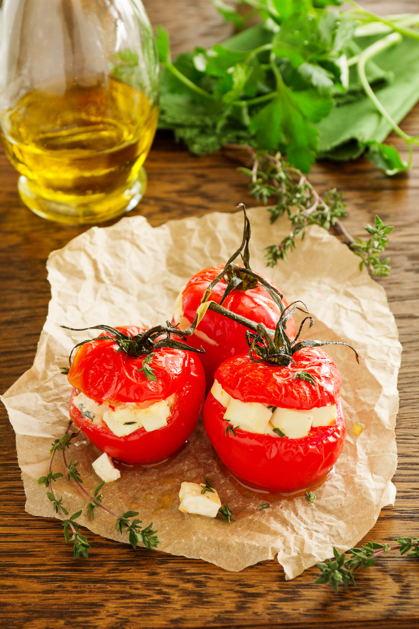 Easy Cheesy Baked Tomatoes Recipe
