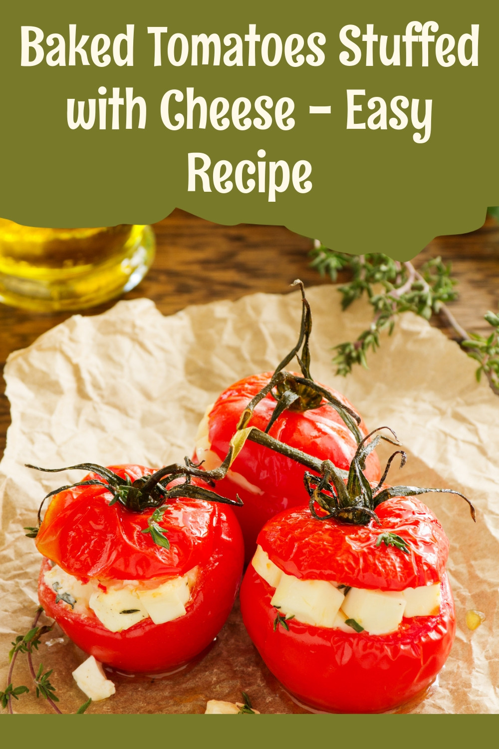 Easy Cheesy Baked Tomatoes Recipe ingredients