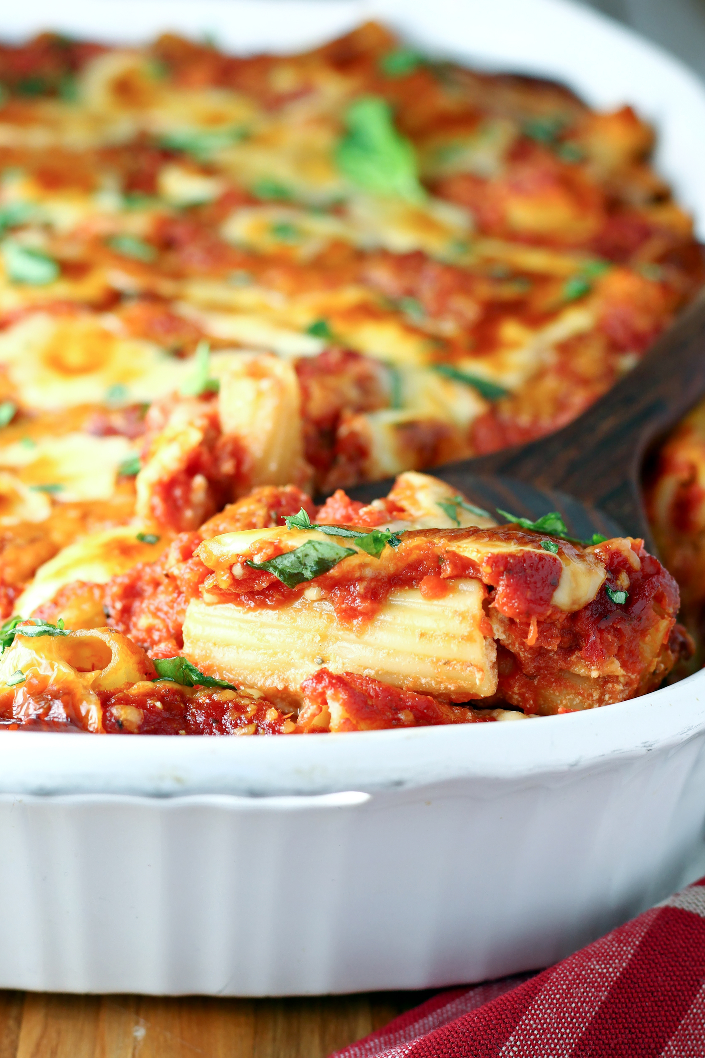 Rustic Three Cheese Rigatoni Spiced Bake Rustic Three Cheese Rigatoni Spiced Bake