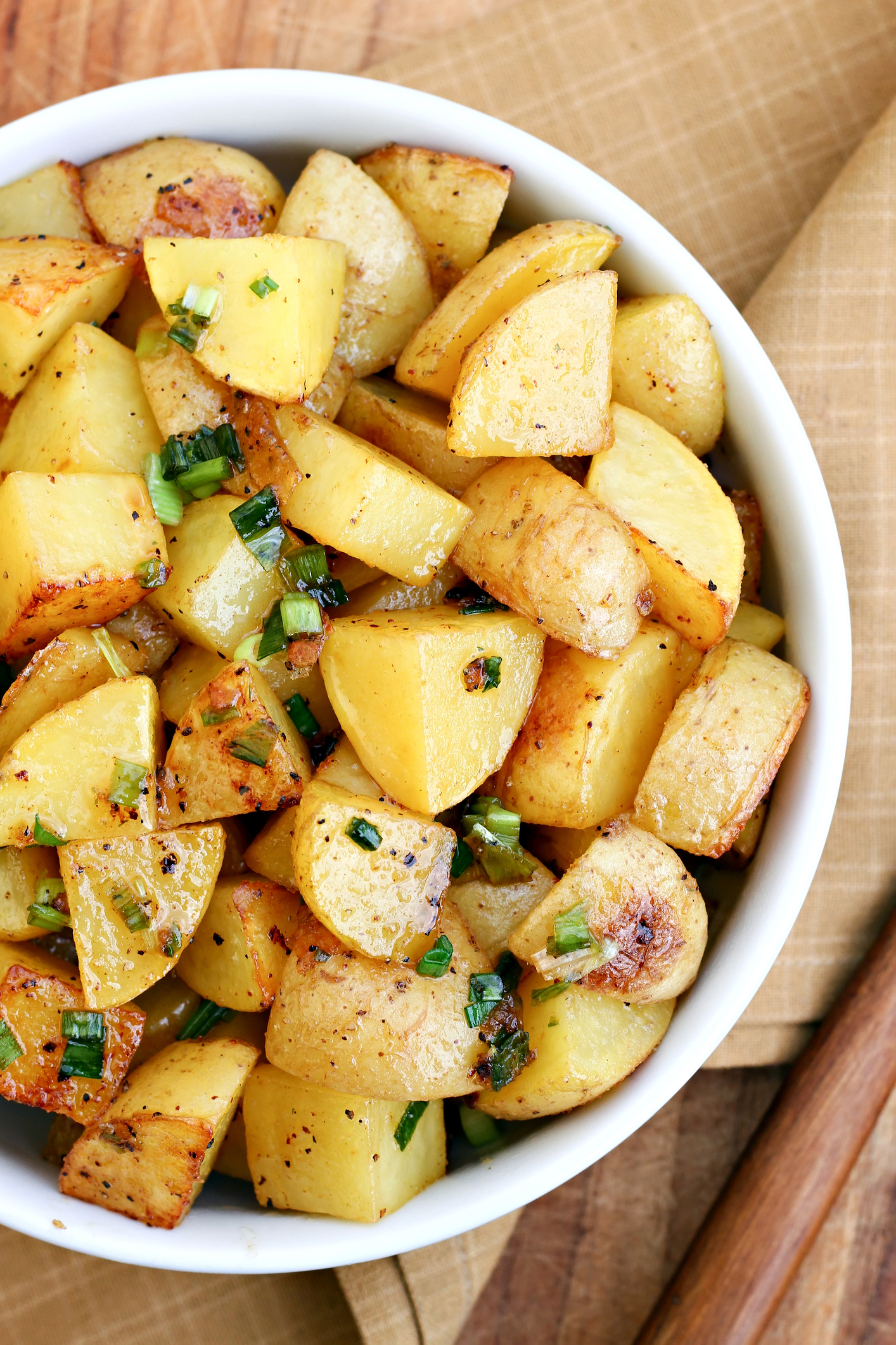 Crispy Herb Potatoes in Nutty Brown Butter