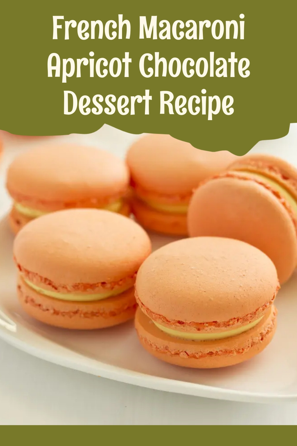 French Macaroni Apricot Chocolate Delight Recipe ingredients