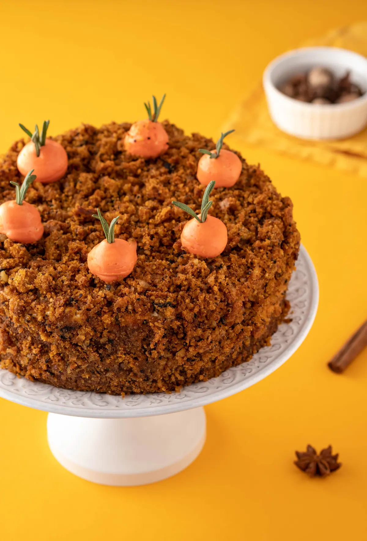 Classic Homemade Carrot Cake With Cream Cheese Frosting