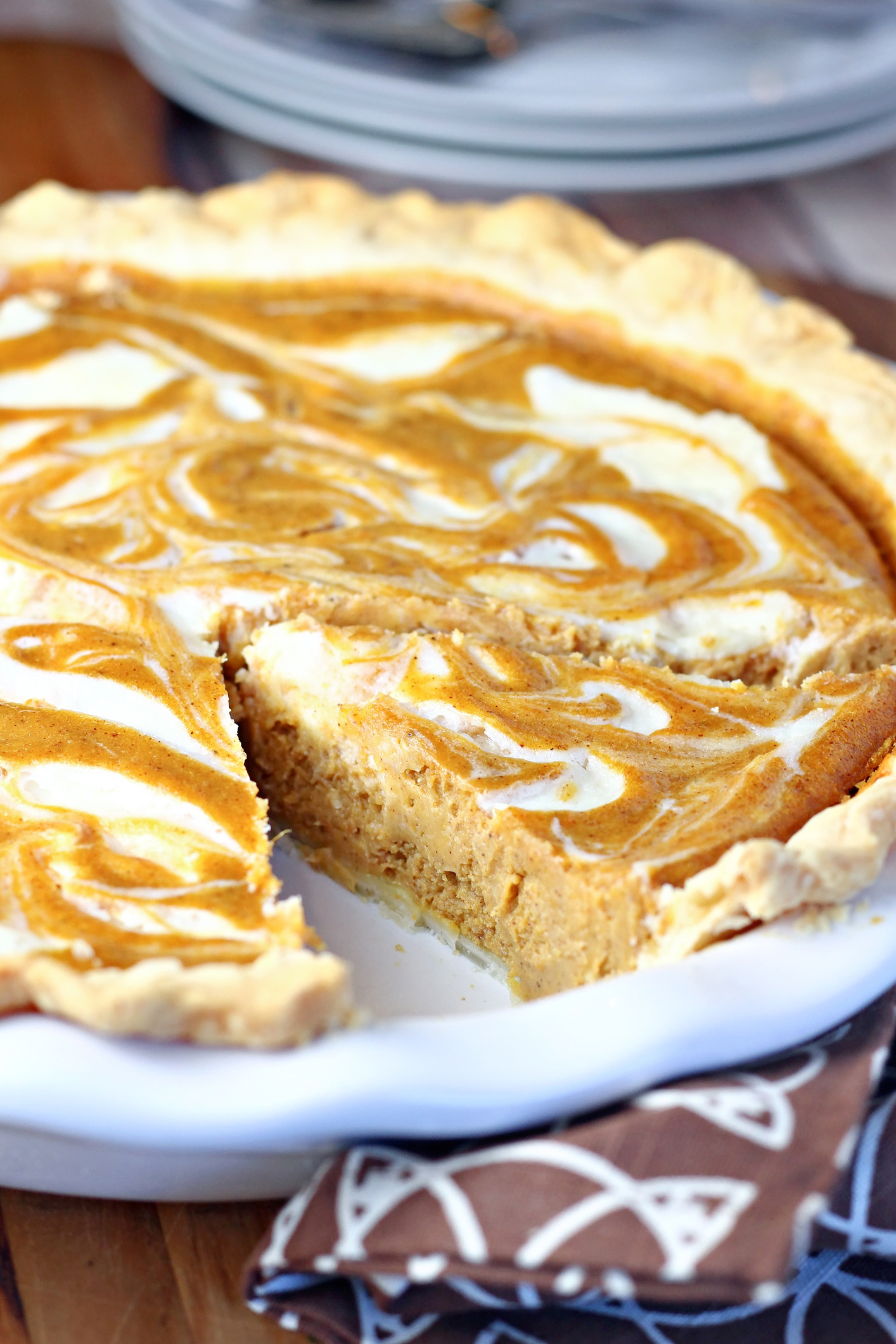 Spiced Pumpkin Cream Cheese Swirl Delight