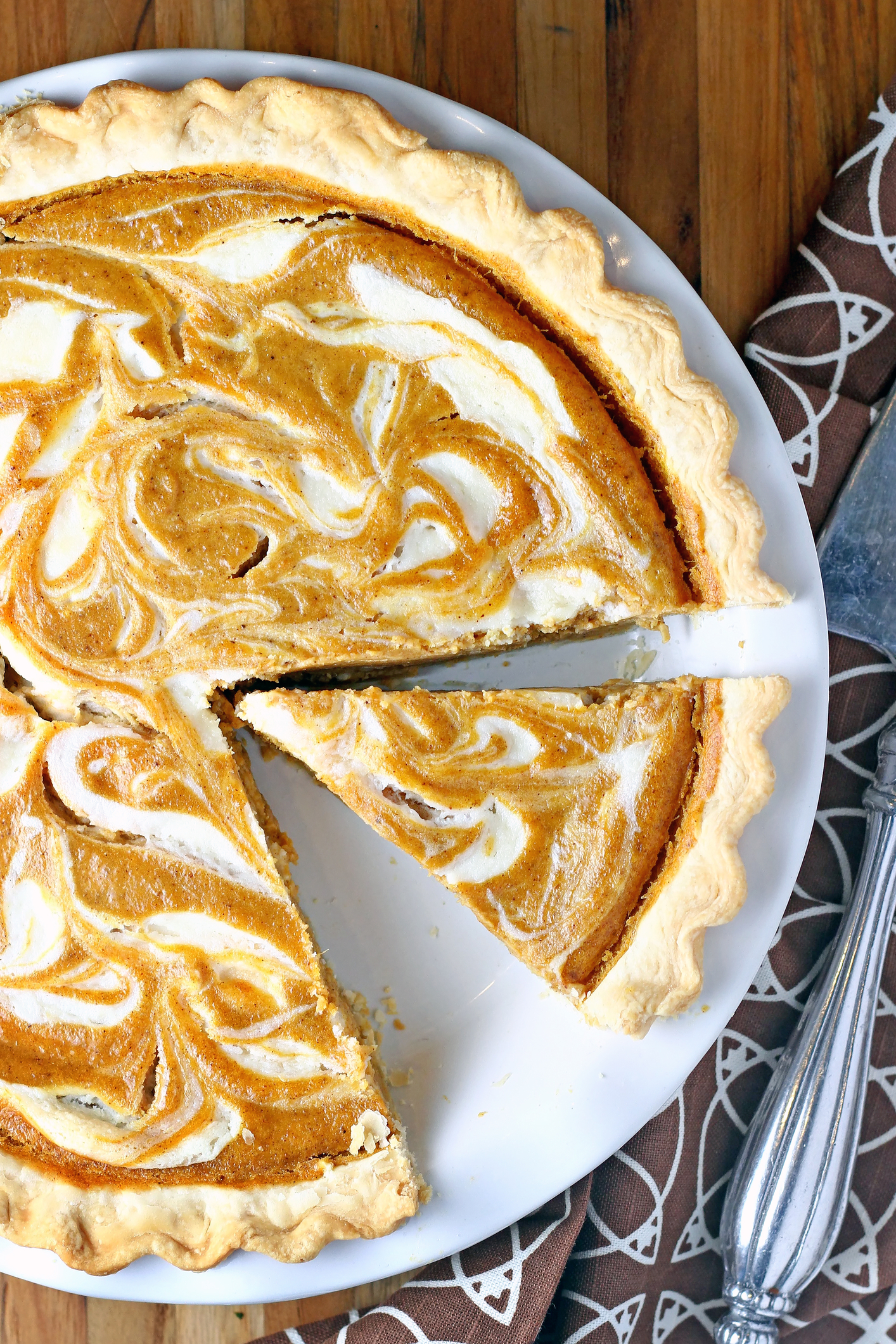 Spiced Pumpkin Cream Cheese Swirl Delight