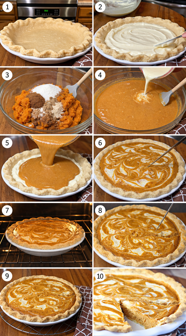 Spiced Pumpkin Cream Cheese Swirl Delight ingredients