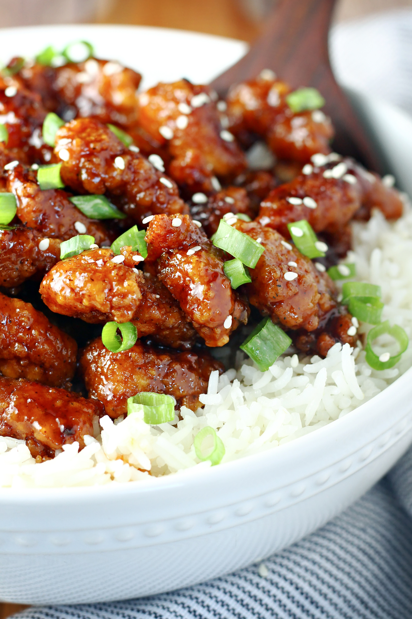 Crispy Apricot Glazed Chicken Over Rice Crispy Apricot Glazed Chicken Over Rice