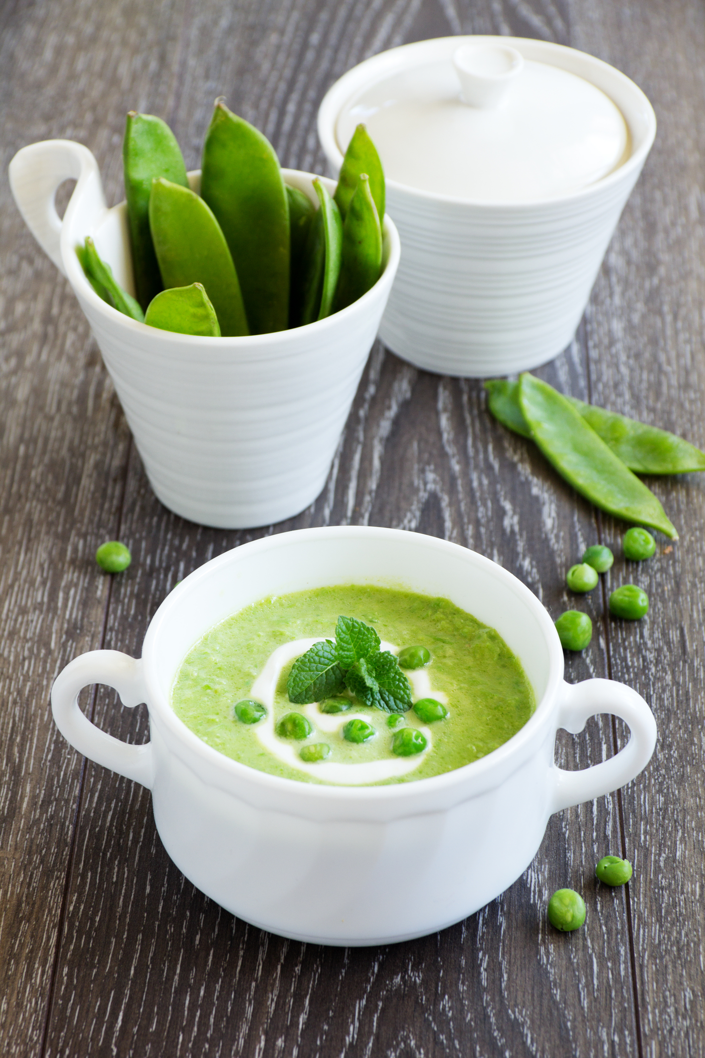 Creamy Green Pea Soup Simple and Delicious