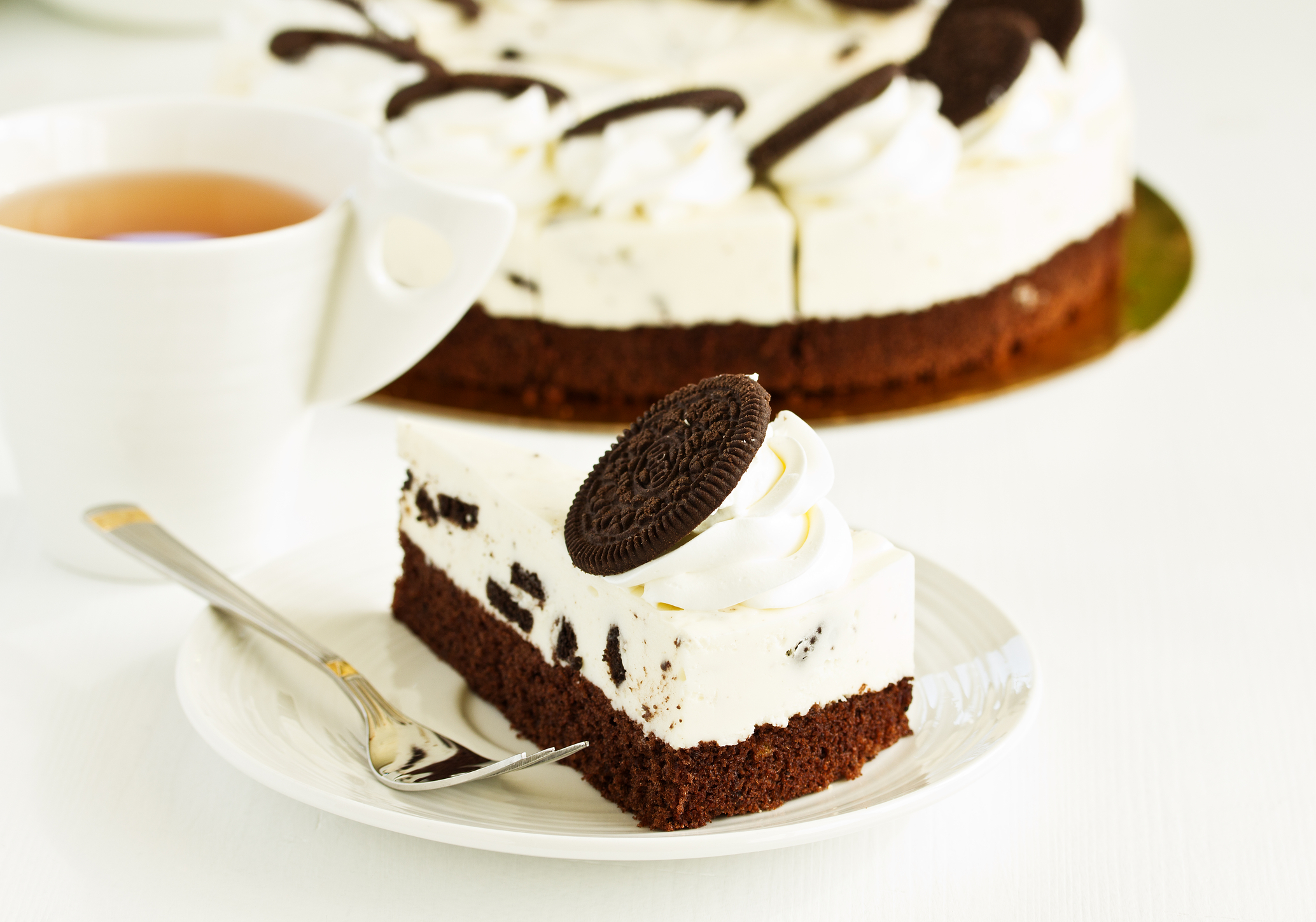 Chocolate Chip Cookie Cheesecake Baked in Homemade Crust