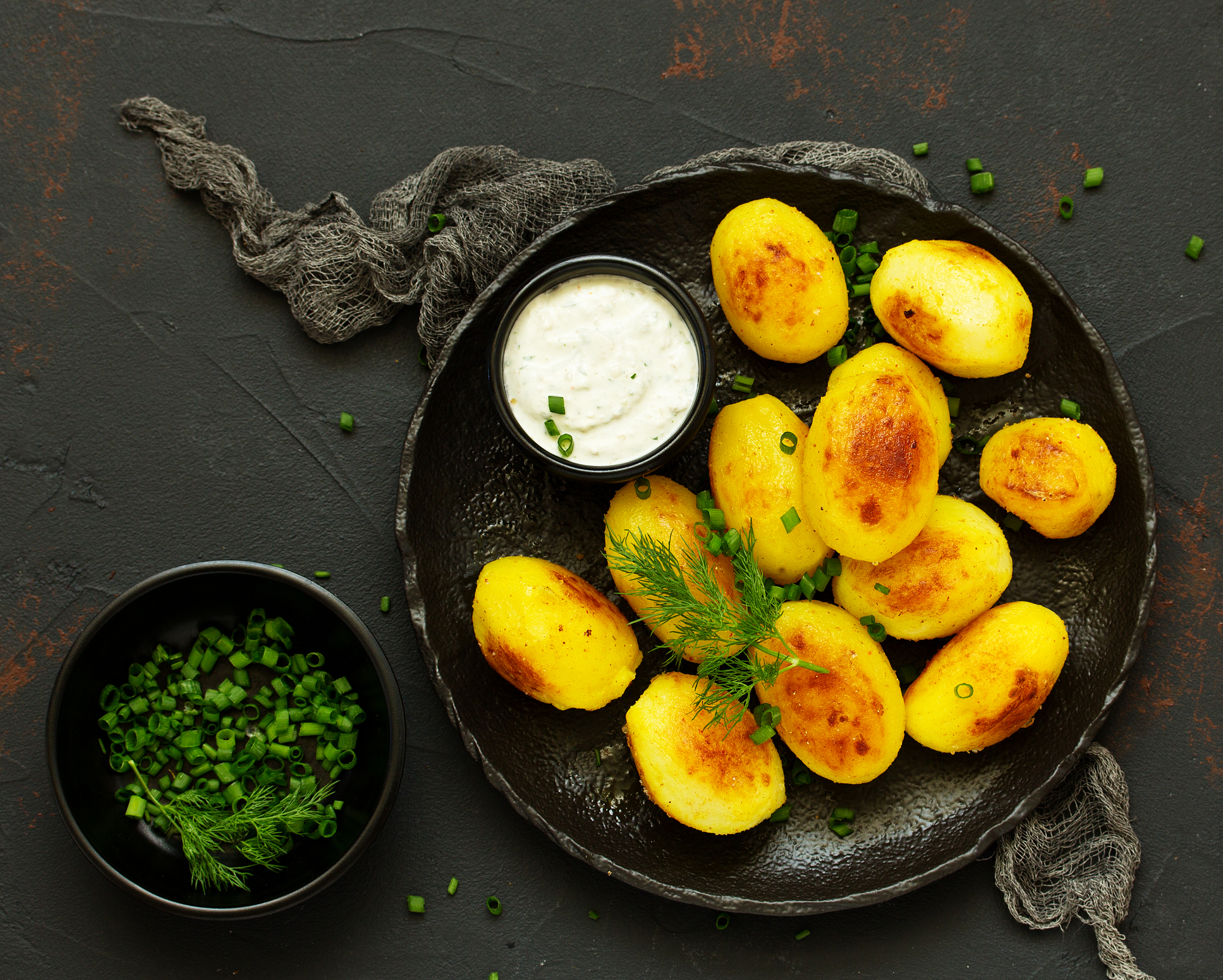 Creamy White Sauce Young Baked Potato Recipe
