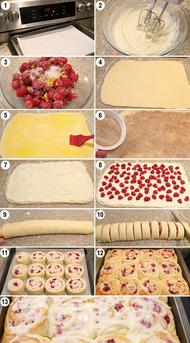 Tangy Raspberry Cream Cheese Swirl Bliss ingredients